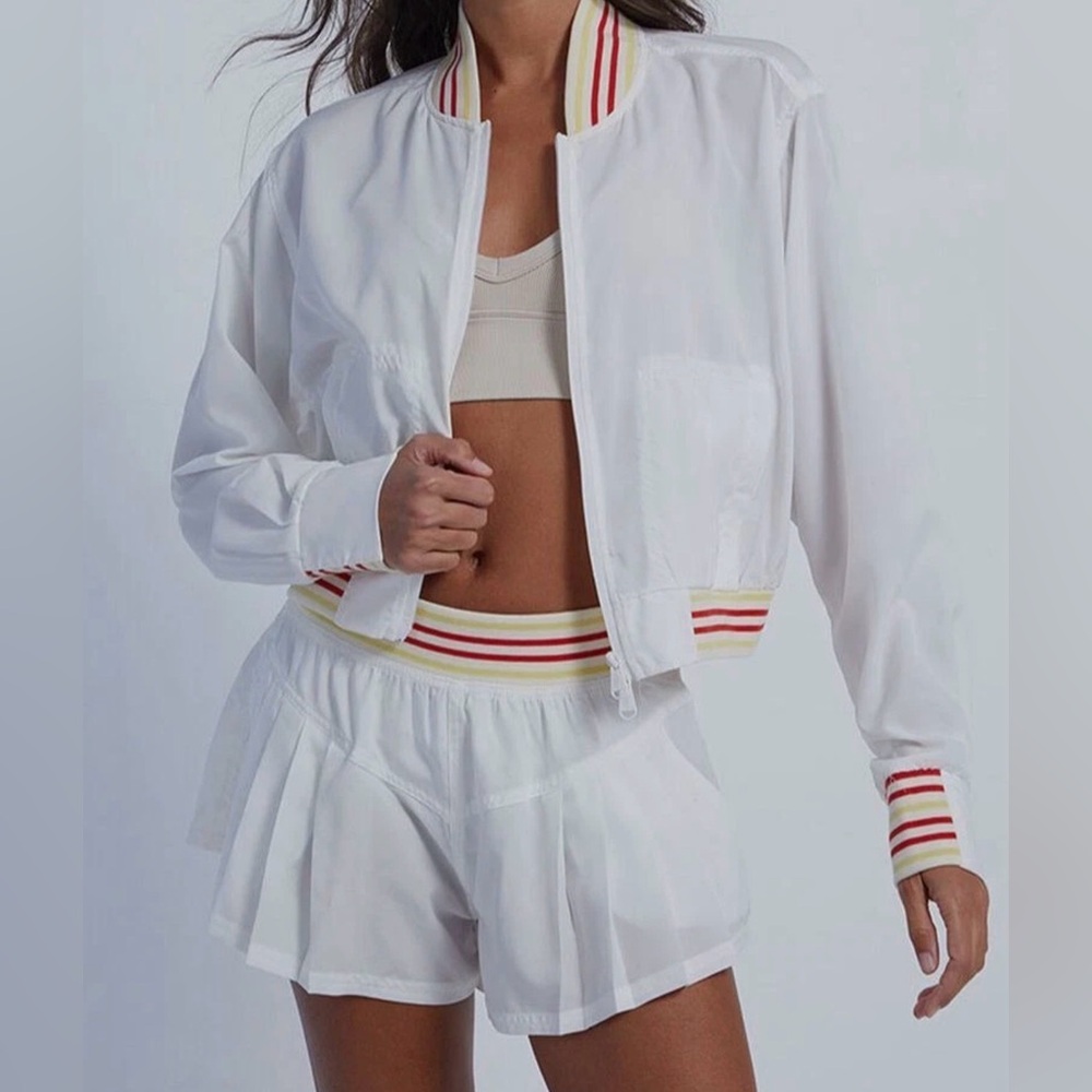 FREE PEOPLE MOVEMENT - Free People Top Seed Cropped Zip Up Jacket